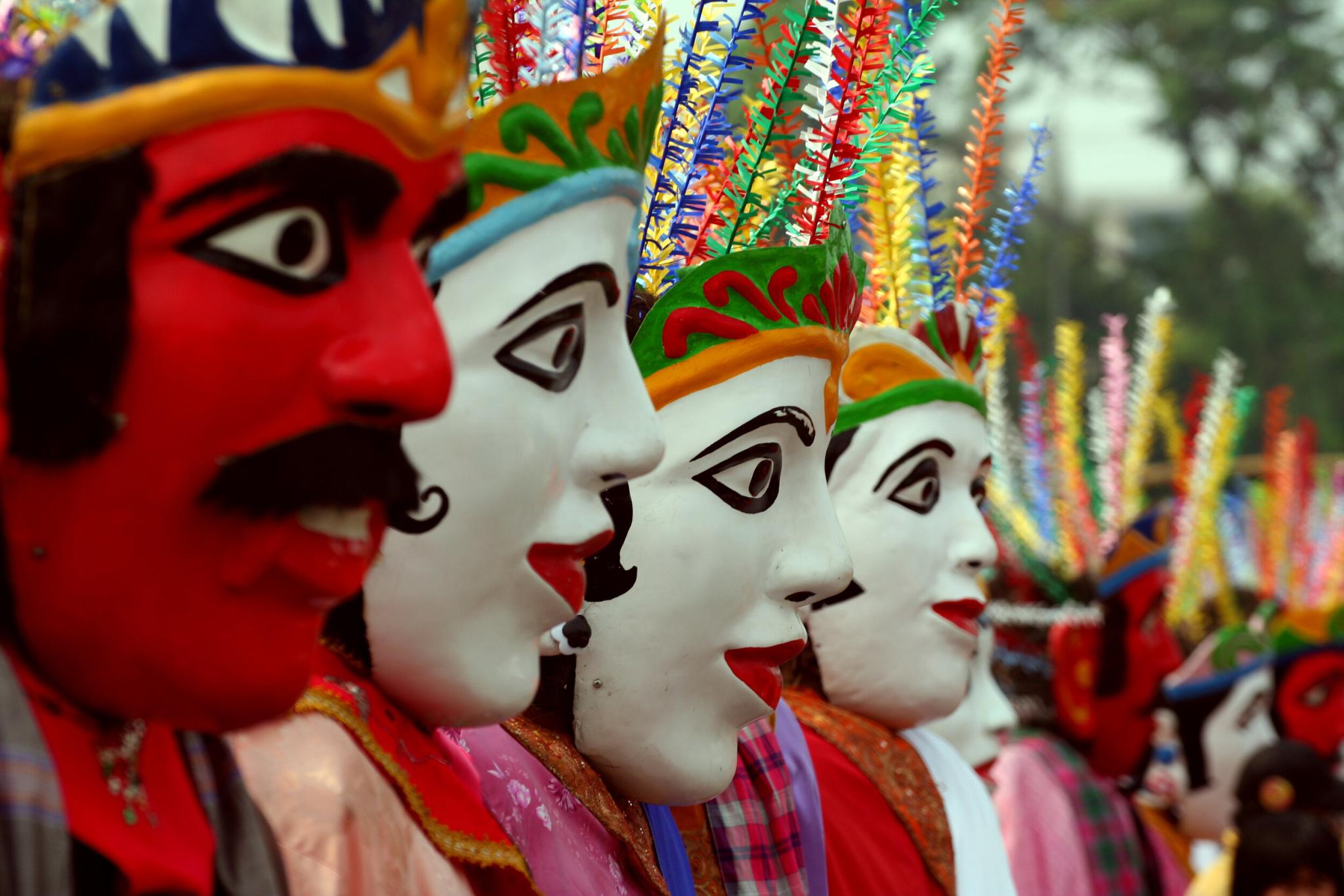 Indonesian masks