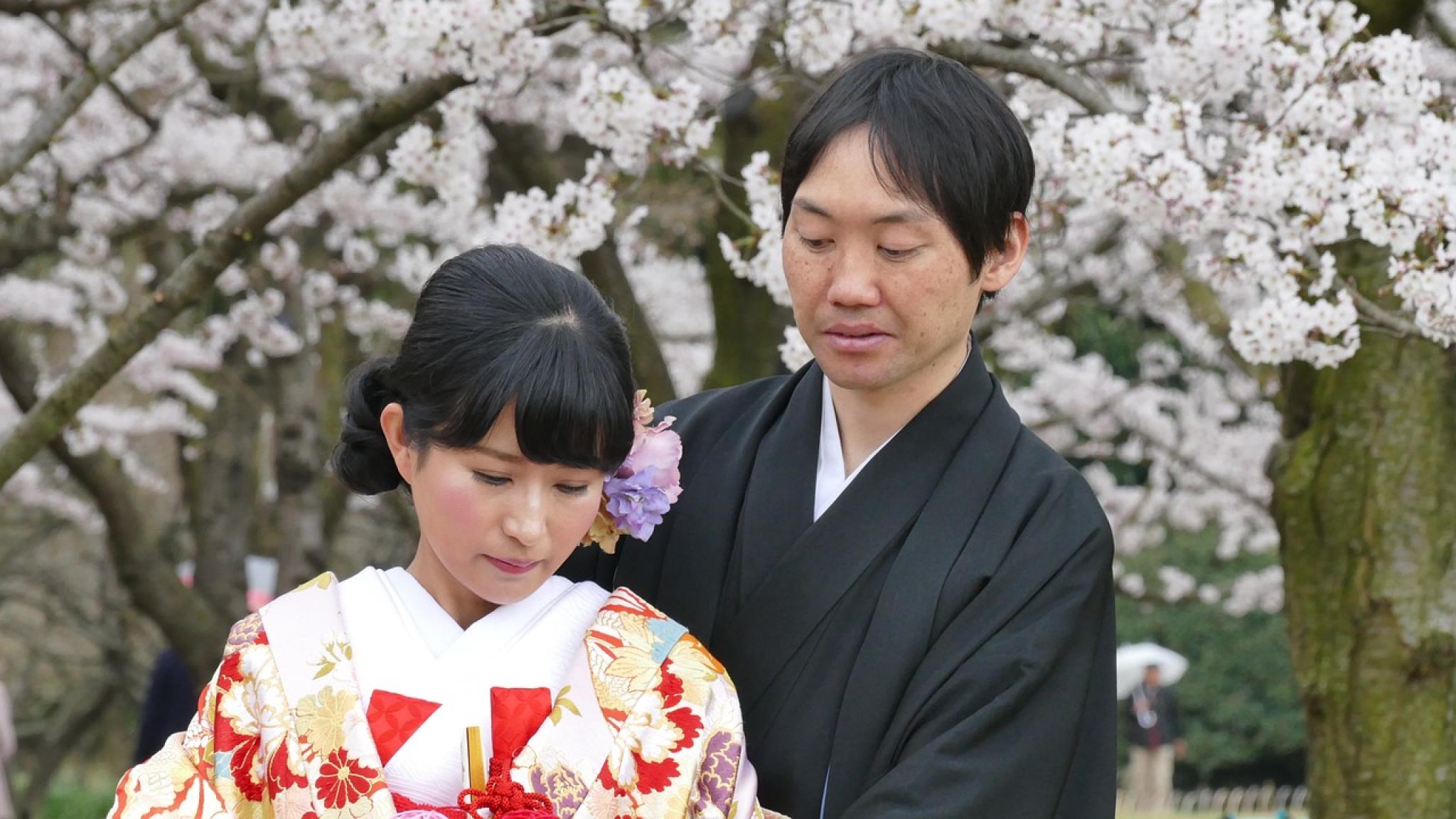 Japanese married couple